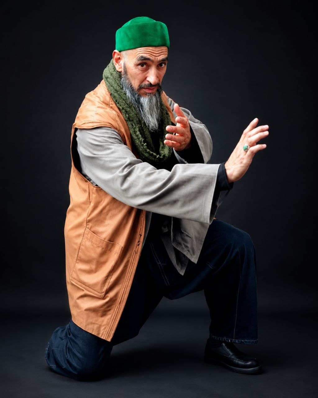 Silat Cimande Asli posture and hand position